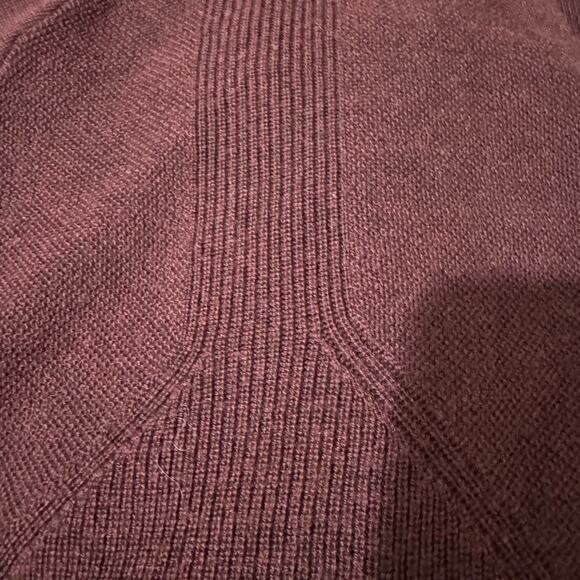 Lululemon Time To Thrive Merino Wool Jacket Dark Adobe Size 4 Warm & Cozy - Picture 6 of 7